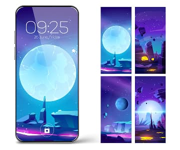 mobile-screen-illustrations